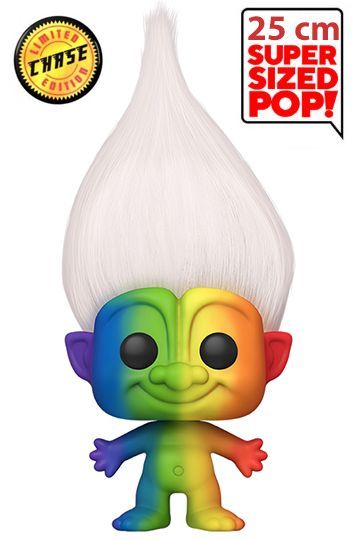 troll rainbow chase Funko pop super - Trolls - Troll (chase) - Imagen 1