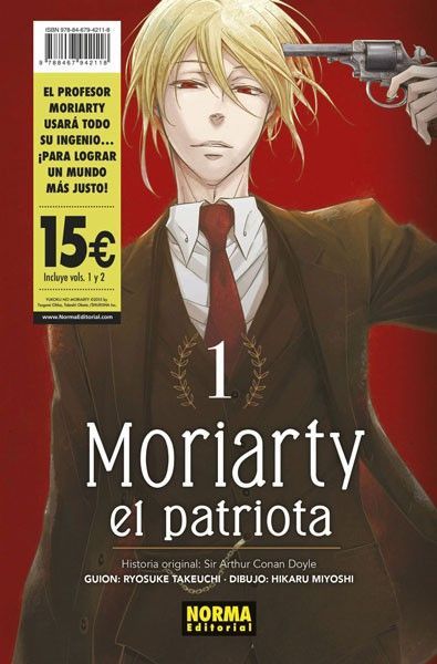 978-84-679-4211-8 Pack Iniciación Moriarty El Patriota 01 + 02 - Imagen 1