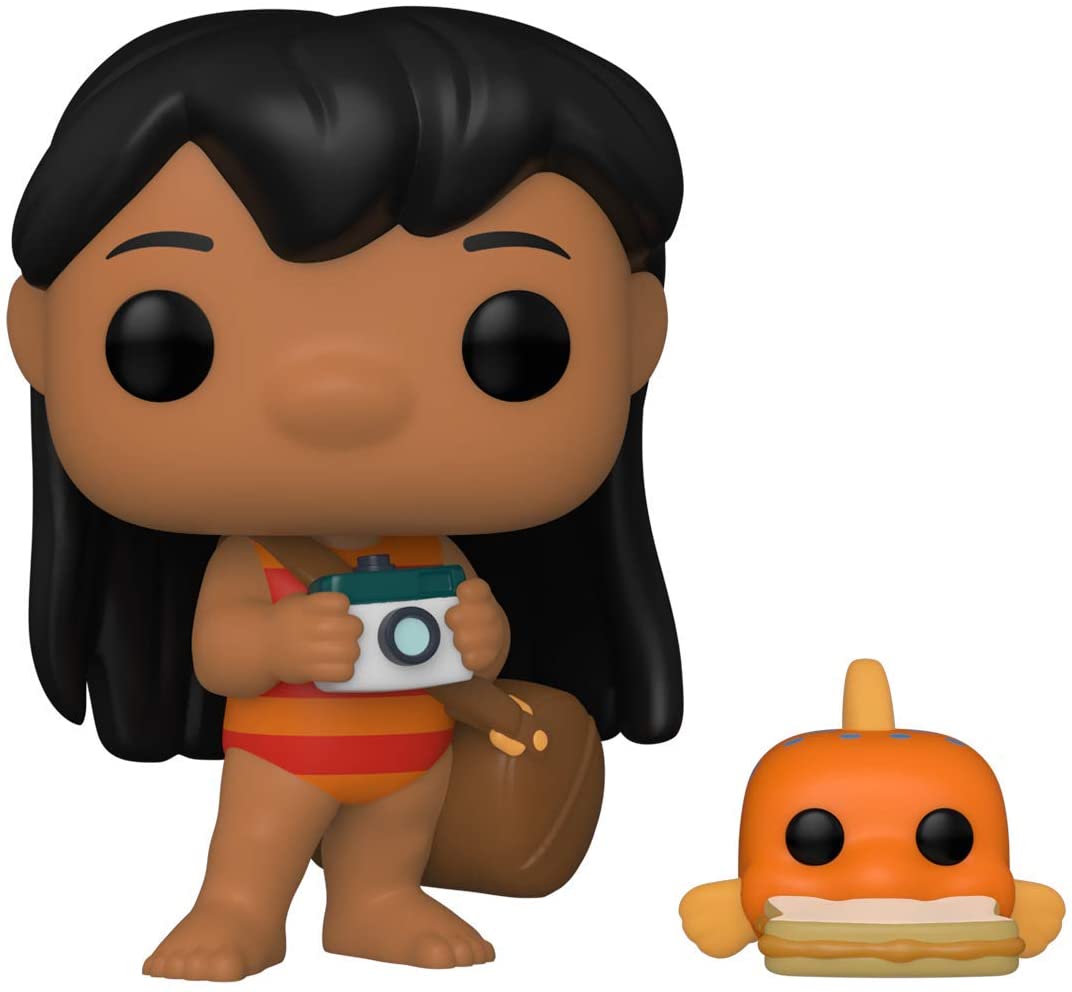 0889698556217 Funko pop - Lilo and Stitch - Lilo with Pudge - Imagen 1
