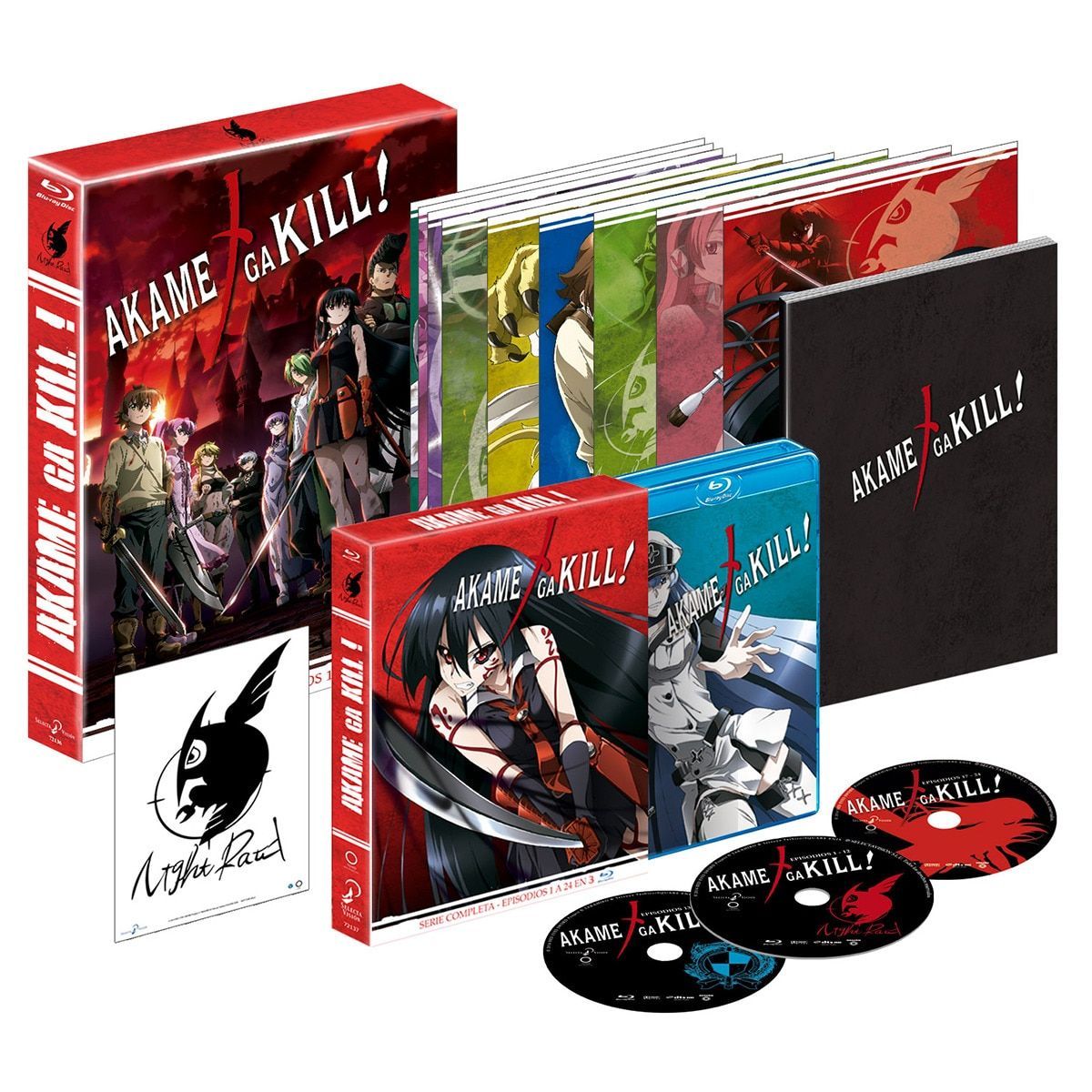 8424365721363 Blue-Ray Akame Ga Kill Serie completa Edición Coleccionista - Imagen 1
