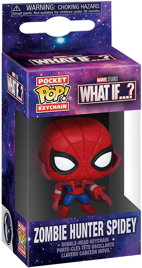 0889698574020a Funko pop pocket - What if...? - Zombie Hunter Spidey - Imagen 1