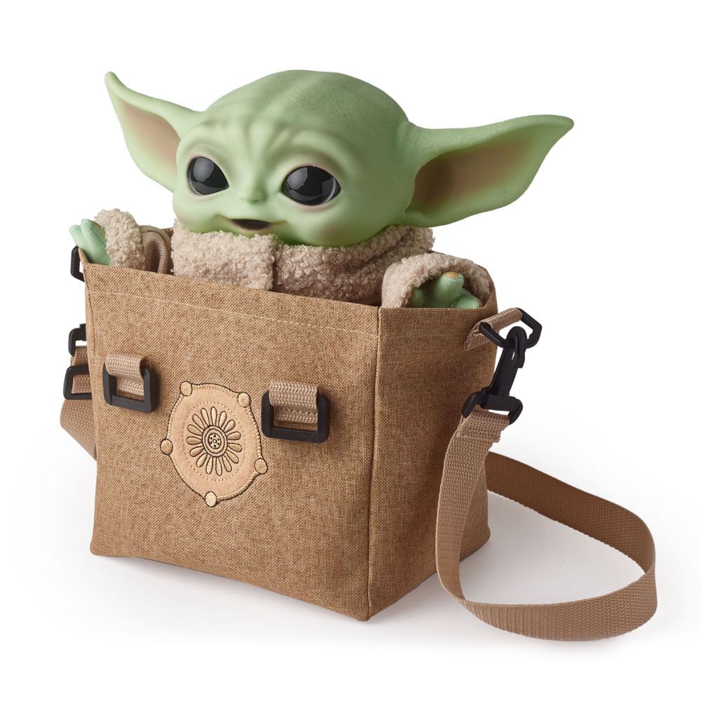 0194735004218a Peluche - The Mandalorian - The Child peluche electrónico con bandolera - Imagen 1