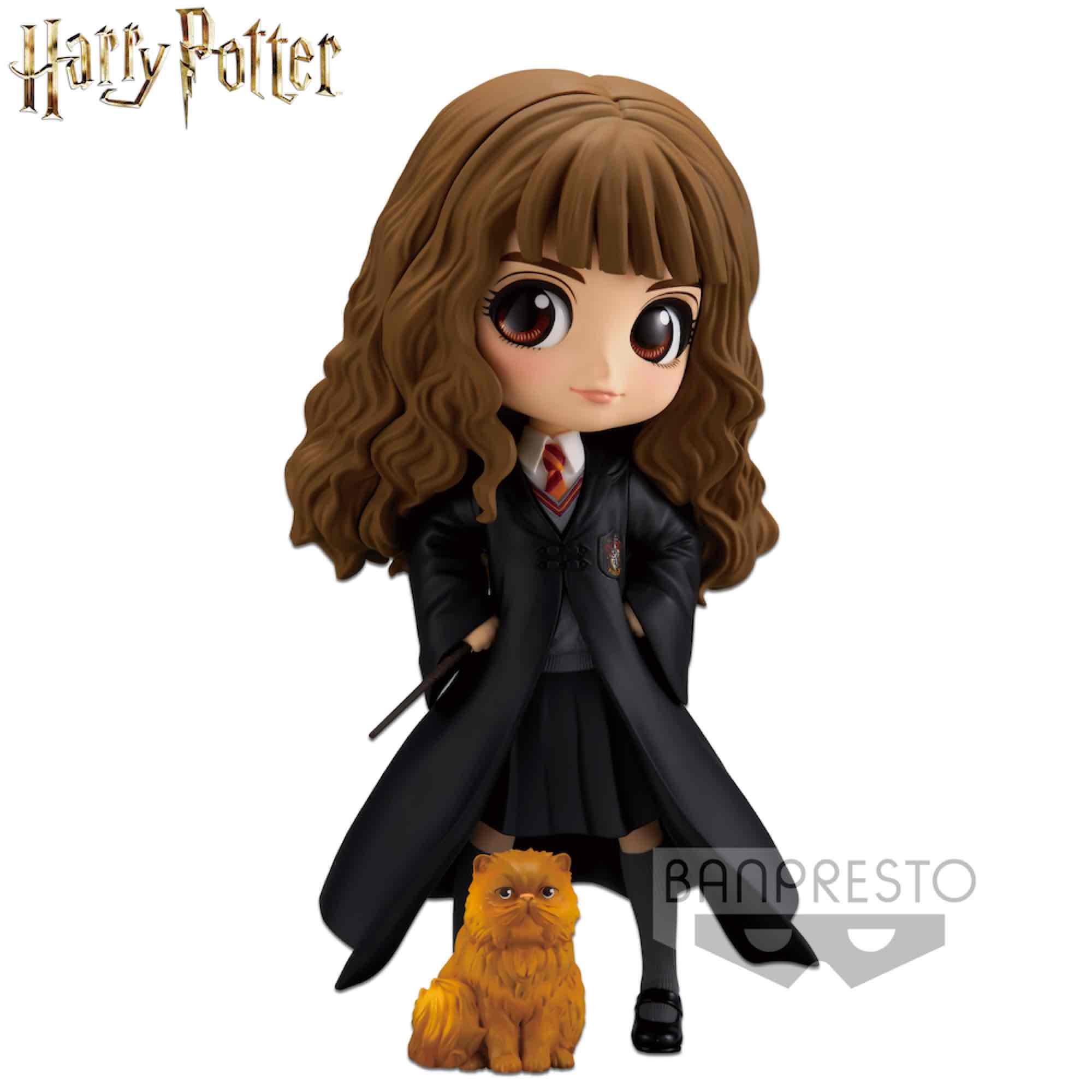 4983164166514 Q posket - Harry Potter - Hermione Granger con Crookshanks - Imagen 1