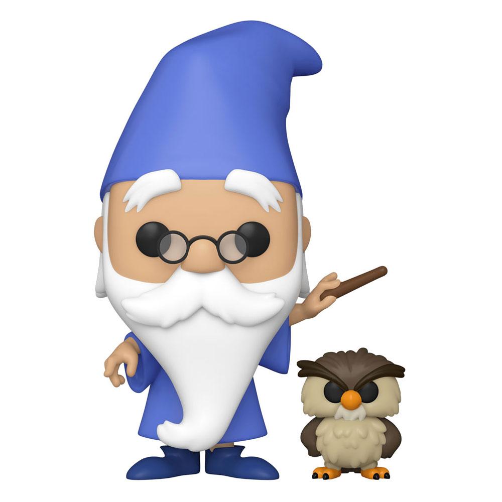 0889698491525 Funko pop - The Sword in the Stone - Merlin with Archimedes - Imagen 1