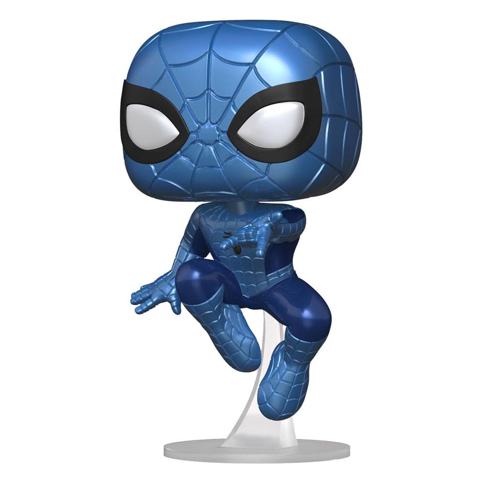 0889698636759 Funko pop - Marvel Make a Wish - Spider-man (Metallic) - Imagen 1