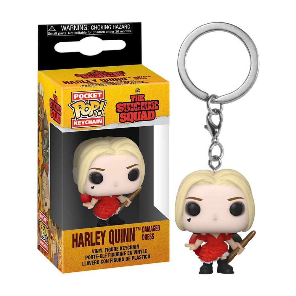 0889698560078 Funko pop pocket - The Suicide Squad - Harley Quinn (Damaged Dress) - Imagen 1