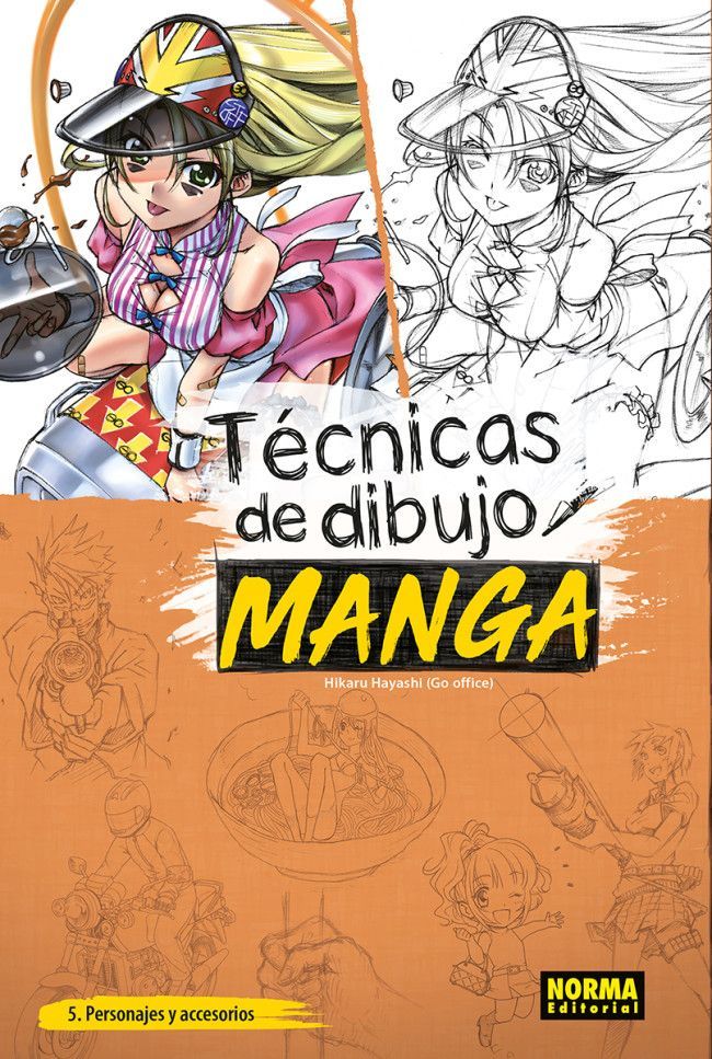 9788467948400 Técnicas de Dibujo Manga 05: Personajes y accesorios - Imagen 1