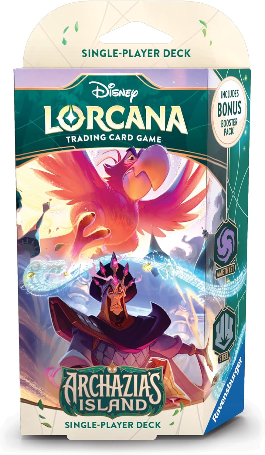 4050368984814 Mazo de Inicio Lorcana Archazia's Island - Iago & Jafar - Imagen 1