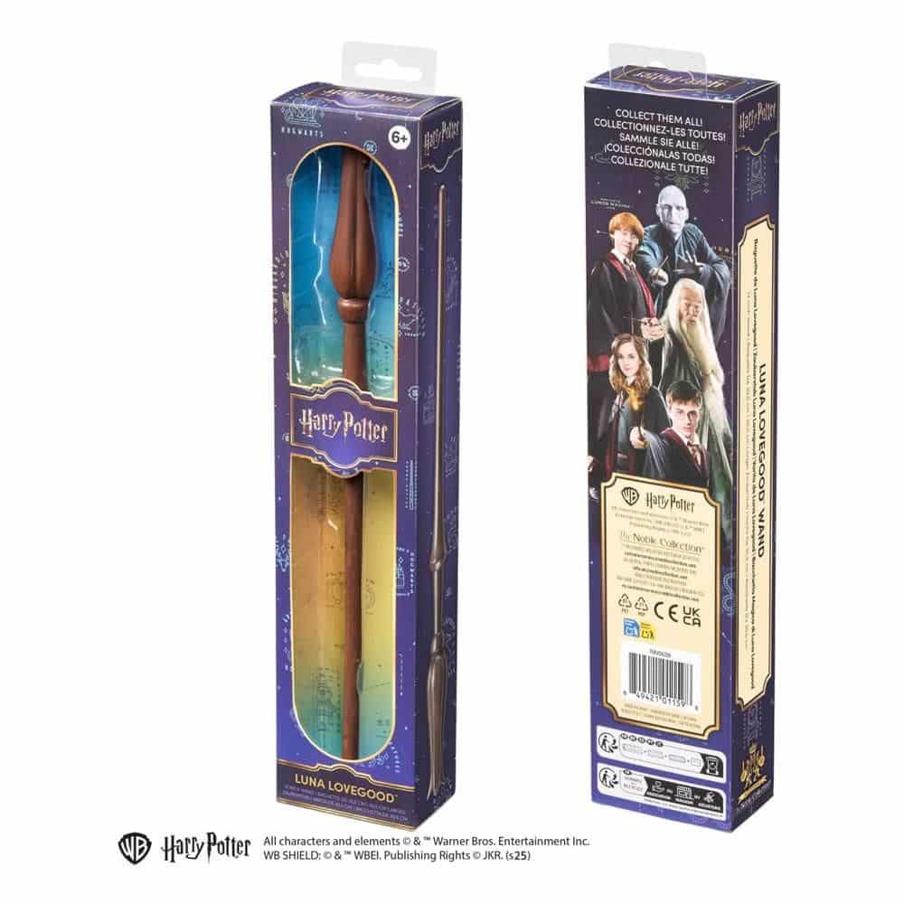 harry-potter-varita-de-juego-de-rol-luna-lovegood-30-cm Noble Collection - Réplica varita Luna Lovegood 31 cm - Imagen 1