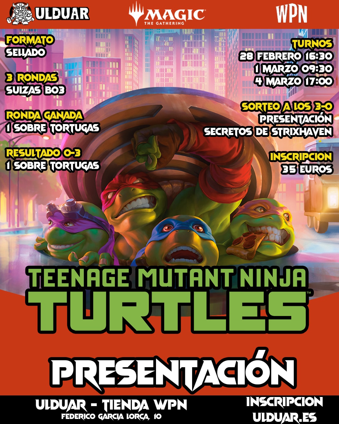 Screenshot Presentación Magic: The Gathering® | Las Tortugas Ninja - Imagen 1
