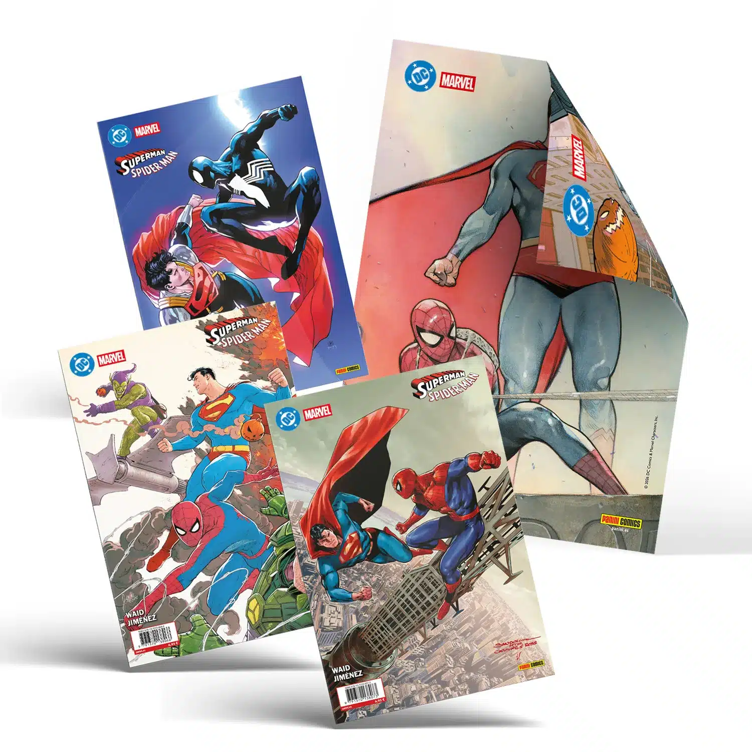 8424248927493 Superman/Spider-man 01. Pack portadas - Imagen 1