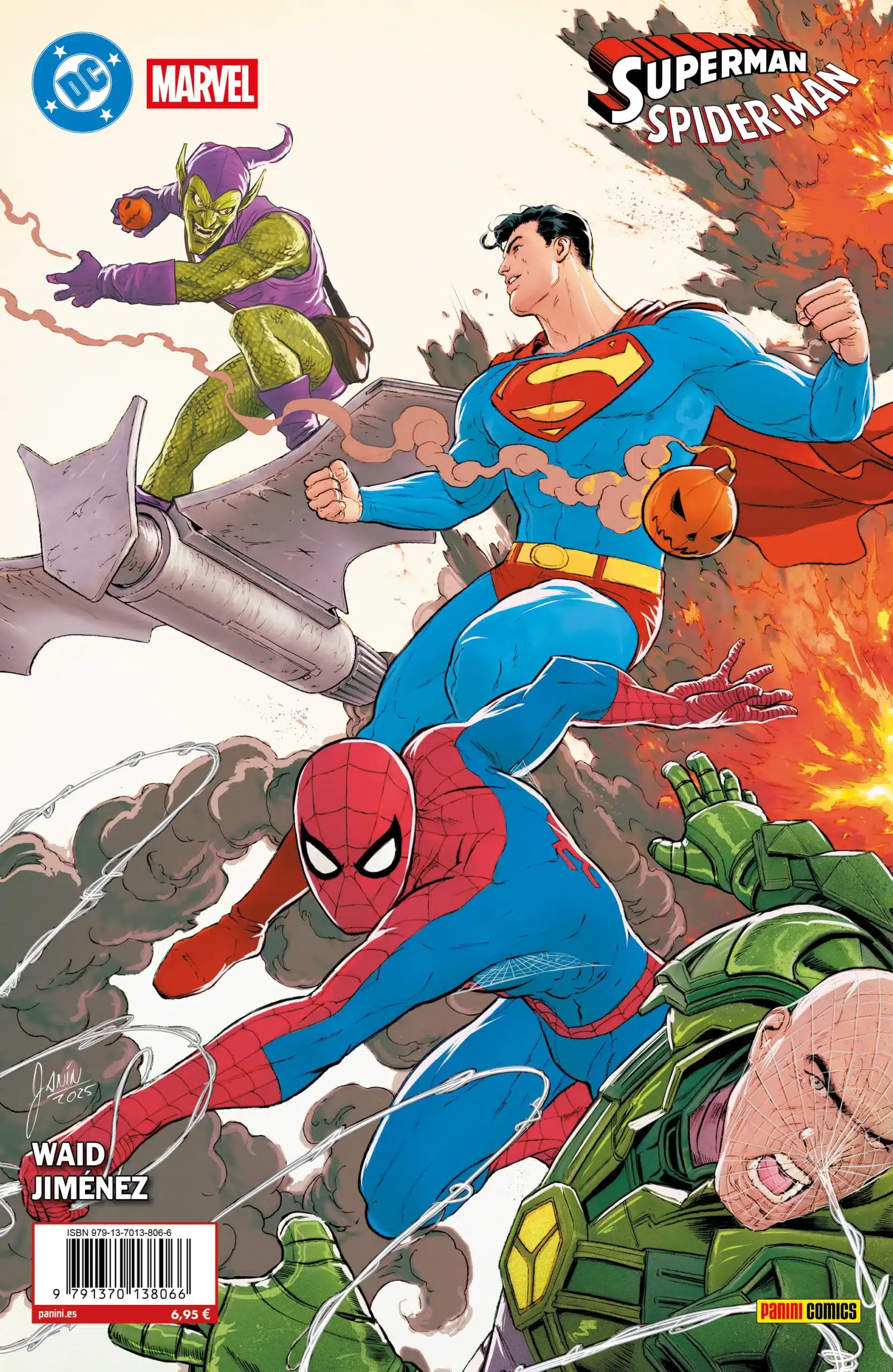 9791370138066 Superman/ Spider-man 01 ( Mikel Janin ) - Imagen 1