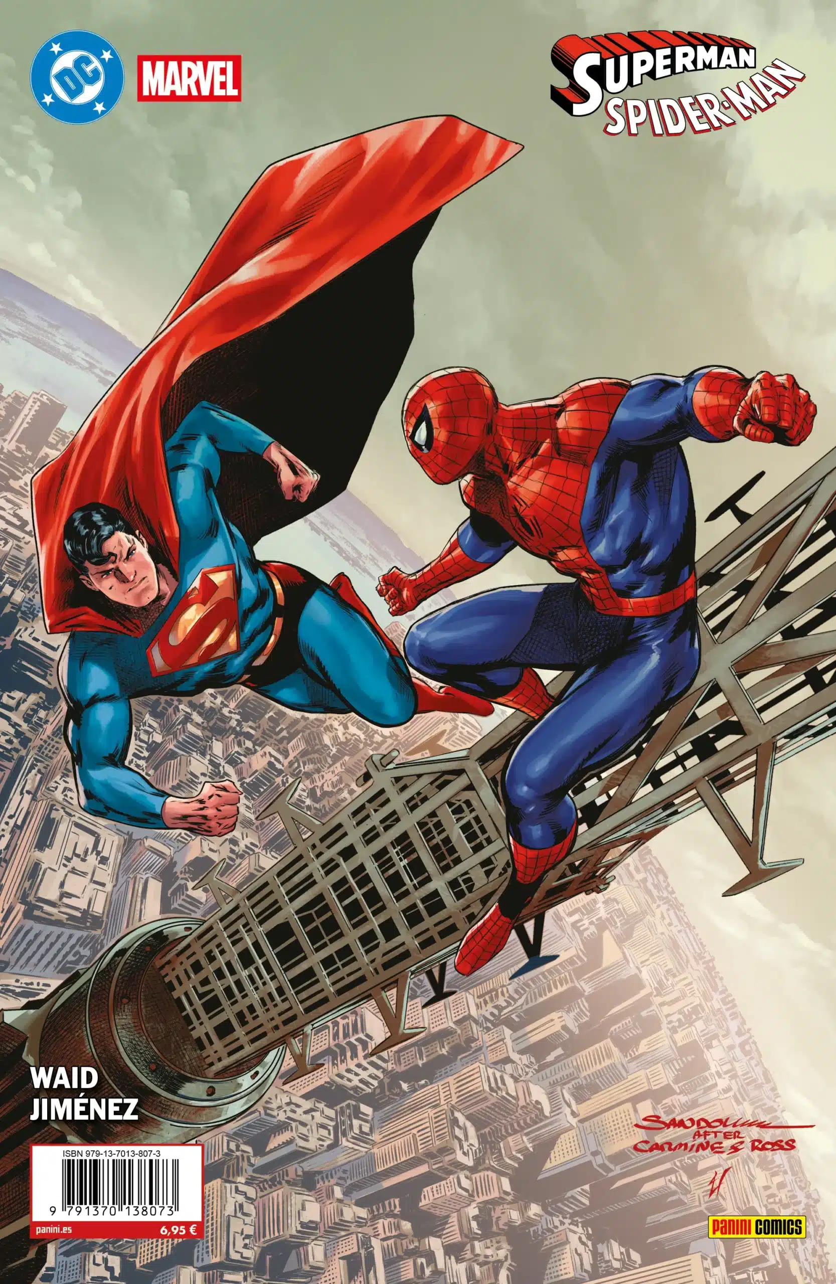 9791370138073 Superman/ Spider-man 01 ( Rafa Sandoval ) - Imagen 1